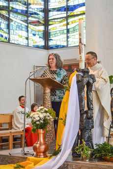 Feier der 1. Heiligen Kommunion in Sankt Maria (Foto: Michael Bohl)